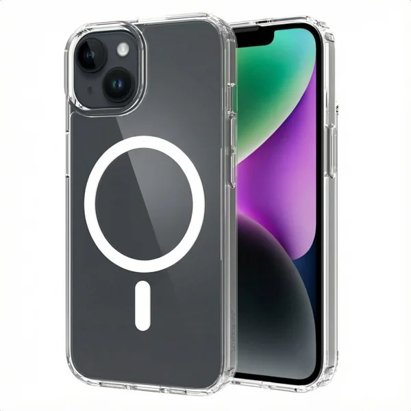 Accezz Xtreme Impact Backcover met MagSafe Apple iPhone 14 - Transparant