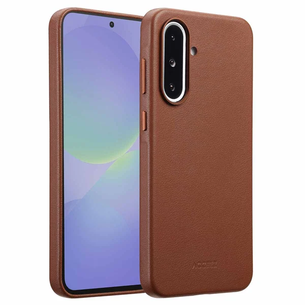 Accezz MagSafe Leather Backcover Samsung Galaxy A36 / A56 - Sienna Brown Accezz MagSafe Leather Backcover Samsung Galaxy A36 / A56 - Sienna Brown