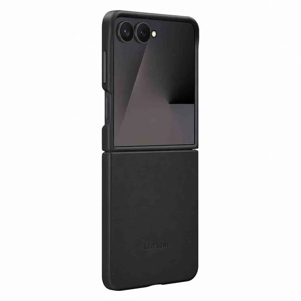 Originele KindSuit Vegan Leather Case Samsung Galaxy Z Flip 7 - Black Originele KindSuit Vegan Leather Case Samsung Galaxy Z Flip 7 - Black