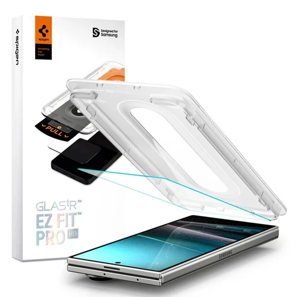 Spigen GLAStR EZ Fit Screenprotector 2 Pack + Applicator Samsung Galaxy Z Fold 7 Spigen GLAStR EZ Fit Screenprotector 2 Pack + Applicator Samsung Galaxy Z Fold 7