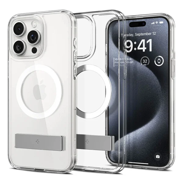 Spigen Ultra Hybrid S MagSafe Apple iPhone 15 Pro Max - Transparent