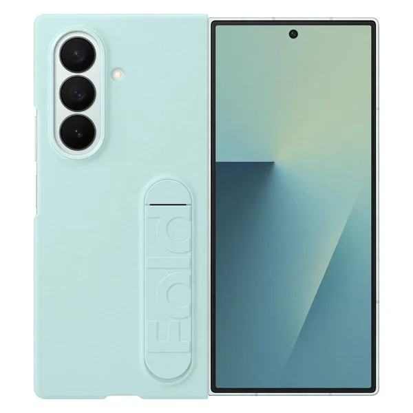 Silicone Case met stand Samsung Galaxy Z Fold 7 - Mint Silicone Case met stand Samsung Galaxy Z Fold 7 - Mint