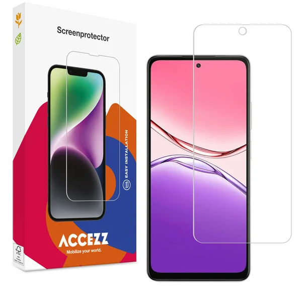 Accezz Gehard Glas Screenprotector Oppo A5 5G (2025) Accezz Gehard Glas Screenprotector Oppo A5 5G (2025)