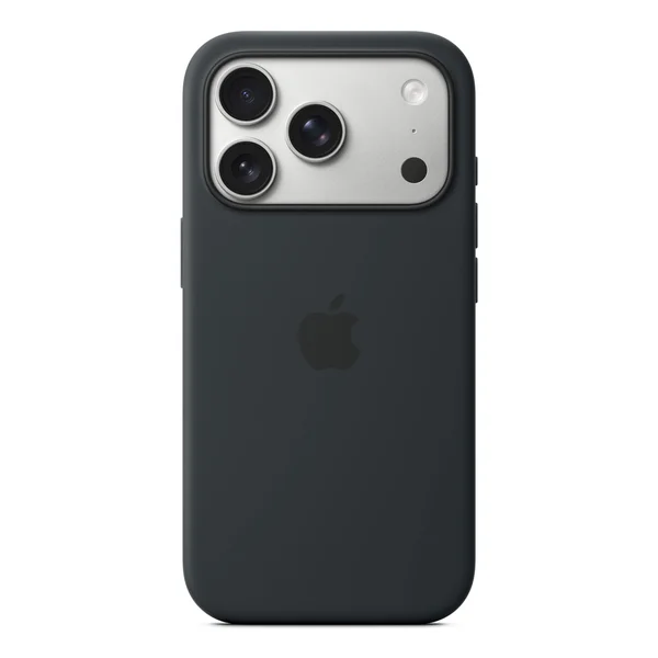 Siliconenhoesje met MagSafe Apple iPhone 17 Pro Max - Zwart