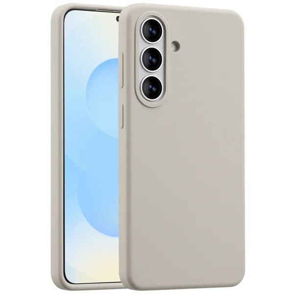 Accezz Liquid Silicone Backcover met MagSafe Samsung Galaxy S26 Plus - Stone Accezz Liquid Silicone Backcover met MagSafe Samsung Galaxy S26 Plus - Stone