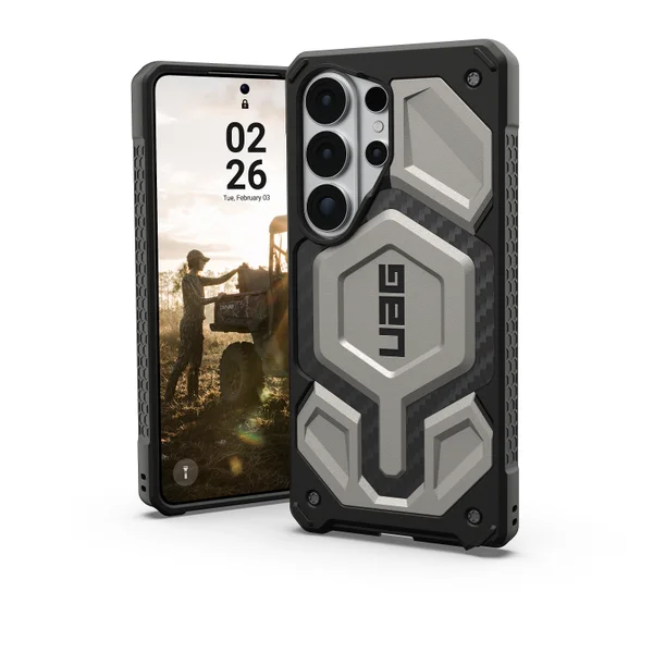 UAG Monarch Pro Backcover Samsung Galaxy S26 Ultra - Titanium UAG Monarch Pro Backcover Samsung Galaxy S26 Ultra - Titanium