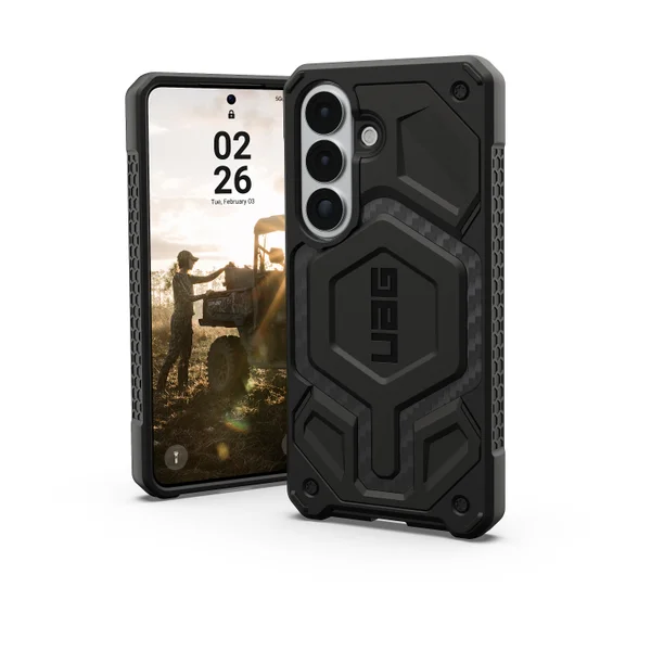 UAG Monarch Pro Backcover Samsung Galaxy S26 Plus - Carbon Fiber UAG Monarch Pro Backcover Samsung Galaxy S26 Plus - Carbon Fiber