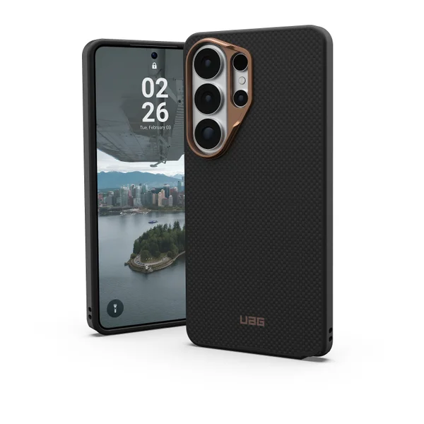 UAG Fibr Armr Backcover met Magneetring Samsung Galaxy S26 Ultra - Black / Bronze UAG Fibr Armr Backcover met Magneetring Samsung Galaxy S26 Ultra - Black / Bronze