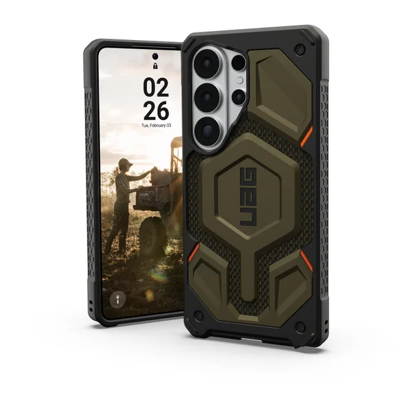 UAG Monarch Pro Backcover Samsung Galaxy S26 Ultra - Kevlar Element Green UAG Monarch Pro Backcover Samsung Galaxy S26 Ultra - Kevlar Element Green