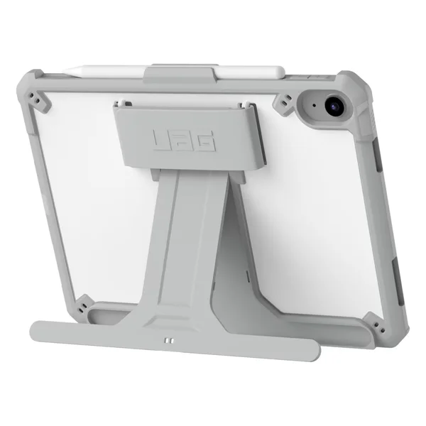 UAG Scout Healthcare backcover met stand en strap in fabrieksverpakking Apple iPad 11 (2025) 11 inch A16 / iPad 10 (2022) 10.9 inch - Wit / Grijs UAG Scout Healthcare backcover met stand en strap in fabrieksverpakking Apple iPad 11 (2025) 11 inch A16 / iPad 10 (2022) 10.9 inch - Wit / Grijs