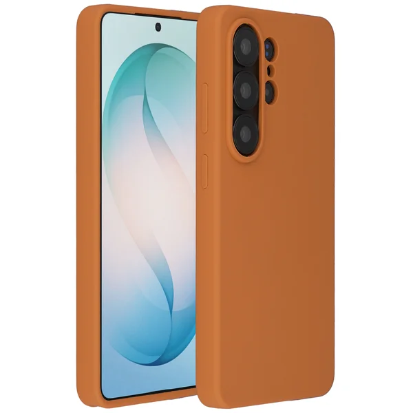 Accezz Liquid Silicone Backcover met MagSafe Samsung Galaxy S26 Ultra - Oranje