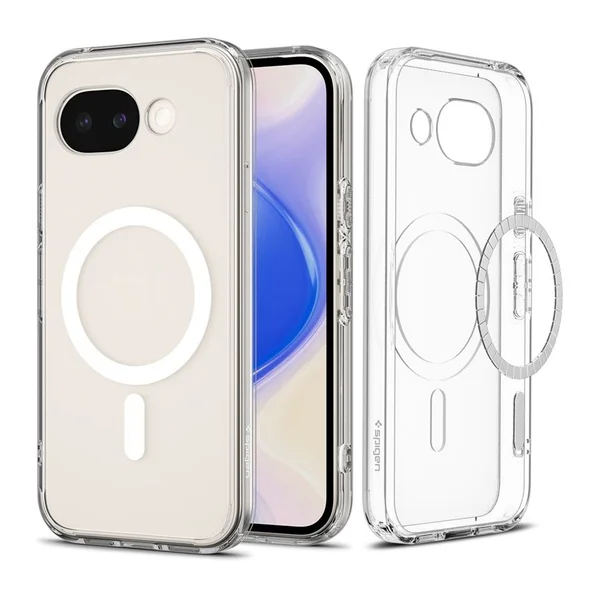 Spigen Ultra Hybrid Backcover MagSafe Google Pixel 10a - Clear / White Spigen Ultra Hybrid Backcover MagSafe Google Pixel 10a - Clear / White