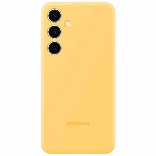 Originele Silicone Backcover Samsung Galaxy S24 Plus - Yellow