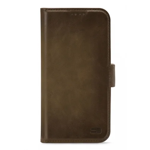Senza Desire Leather Wallet Apple iPhone Xs Max Burned Olive