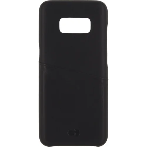 Senza Pure Leather Cover with Card Slot Samsung Galaxy S8+ Deep Black
