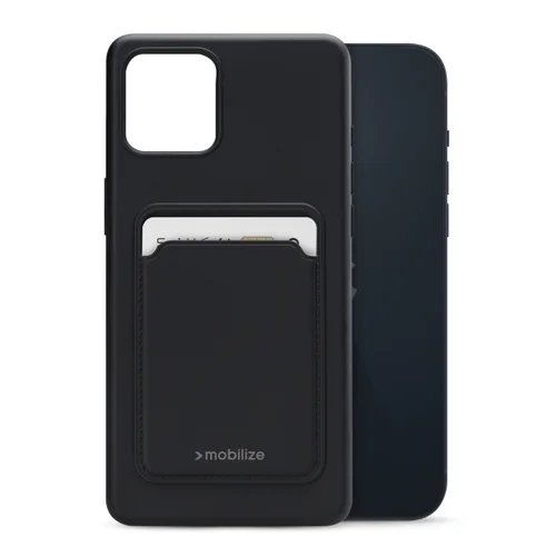 Mobilize Rubber Gelly Card Case Apple iPhone 14 Plus Matt Black