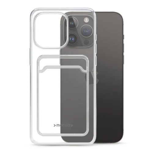 Mobilize Gelly Card Case Apple iPhone 14 Pro Max Clear