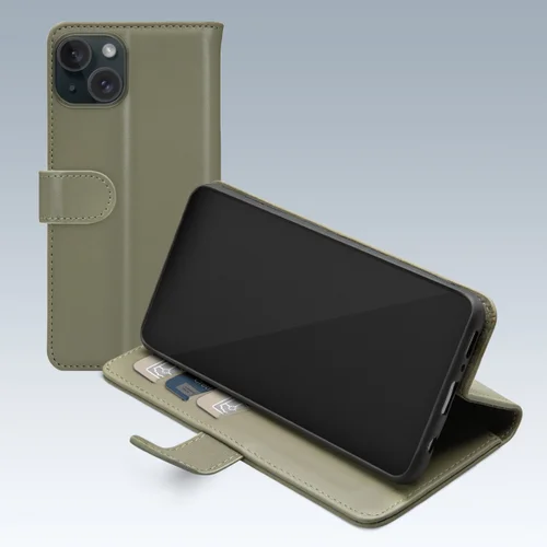 Mobilize Premium Gelly Wallet Book Case Apple iPhone 15 Plus Green