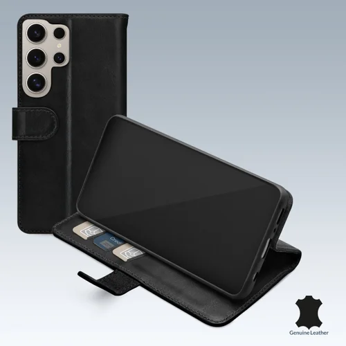 Mobilize Leather Wallet Samsung Galaxy S24 Ultra 5G Black