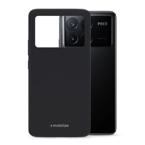 Mobilize Rubber Gelly Case Xiaomi Poco X6 Pro 5G Matt Black