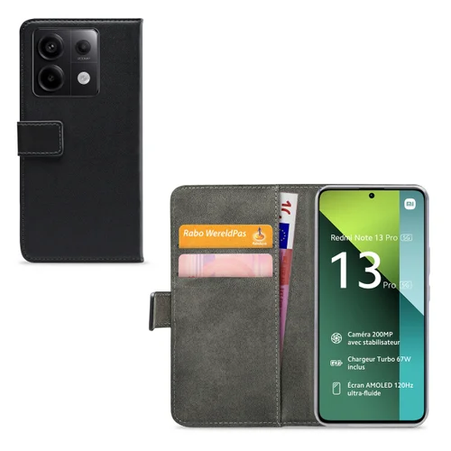 Mobilize Classic Gelly Wallet Book Case Xiaomi Poco X6 5G/Redmi Note 13 Pro 5G Black