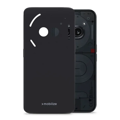 Mobilize Rubber Gelly Case Nothing Phone (2a) Matt Black