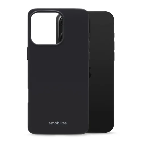 Mobilize Rubber Gelly Case Apple iPhone 16 Pro Max Matt Black