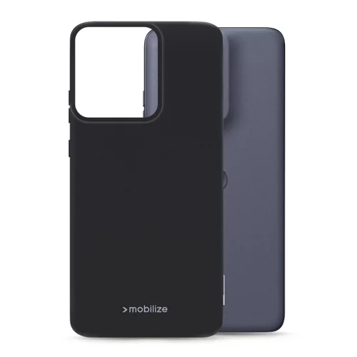 Mobilize Rubber Gelly Case Motorola Edge 50 Neo Matt Black