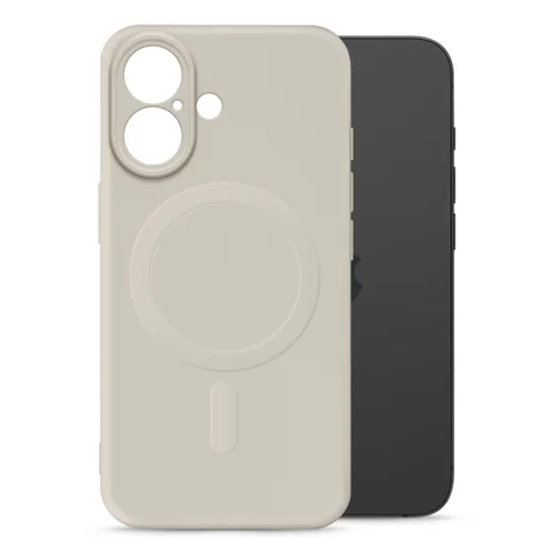 My Style Protective Flex Magsafe Compatible Case for Apple iPhone 16 Antique White