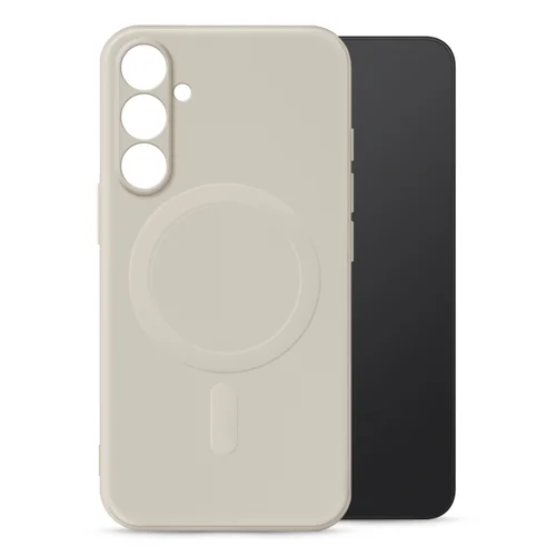 My Style Protective Flex Magsafe Compatible Case for Samsung Galaxy S24 FE 5G Antique White