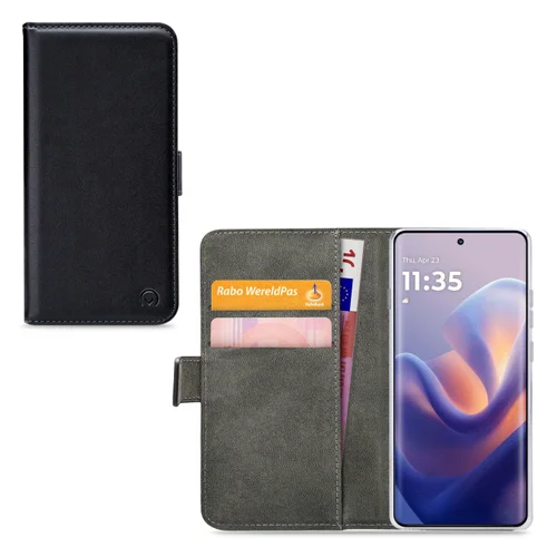 Mobilize Classic Gelly Wallet Book Case Motorola Edge 60 Pro Black