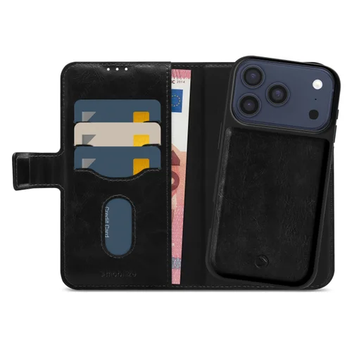 Mobilize 2in1 Magsafe Compatible Gelly Wallet Case Apple iPhone 17 Pro Black