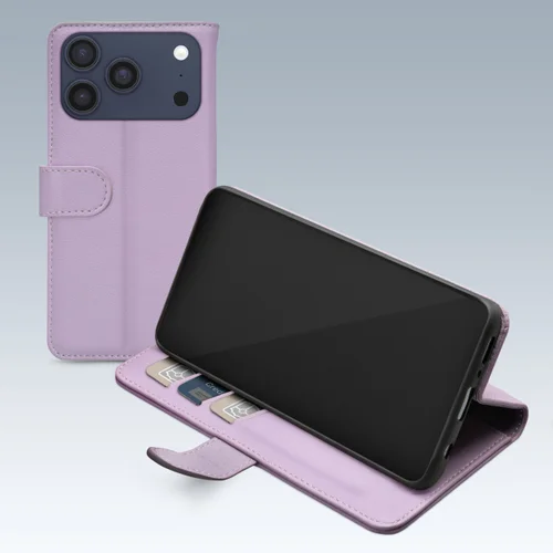 Mobilize Premium Gelly Wallet Book Case Apple iPhone 17 Pro Purple