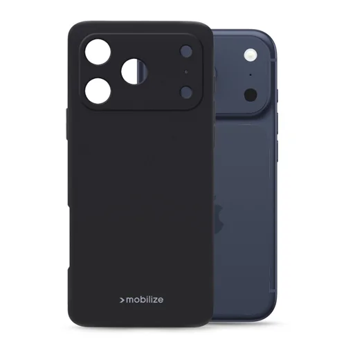 Mobilize Rubber Gelly Case Apple iPhone 17 Pro Matt Black