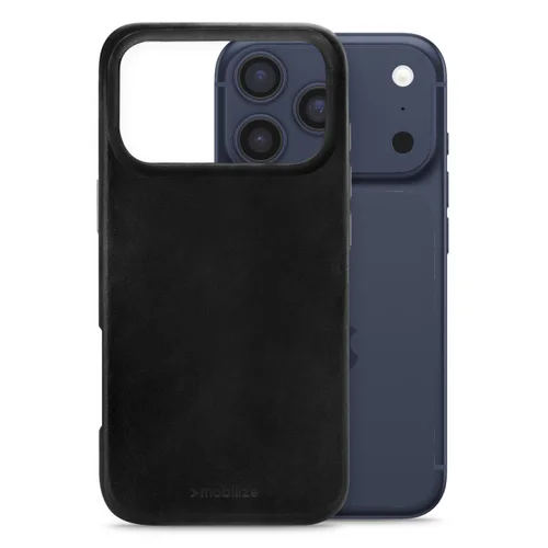 Mobilize Magsafe Compatible Premium Leather Case Apple iPhone 17 Pro Max Black
