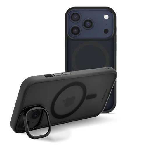 Mobilize MagSafe Compatible Hybrid Pro Case with Camera Stand Apple iPhone 17 Pro Max Black