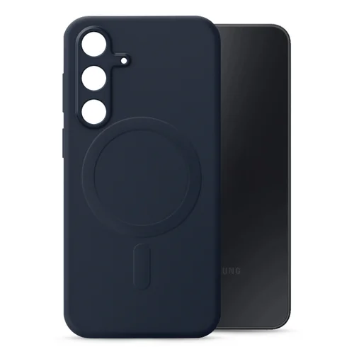 My Style Protective Flex Magsafe Compatible Case for Samsung Galaxy S25 FE 5G Midnight Blue