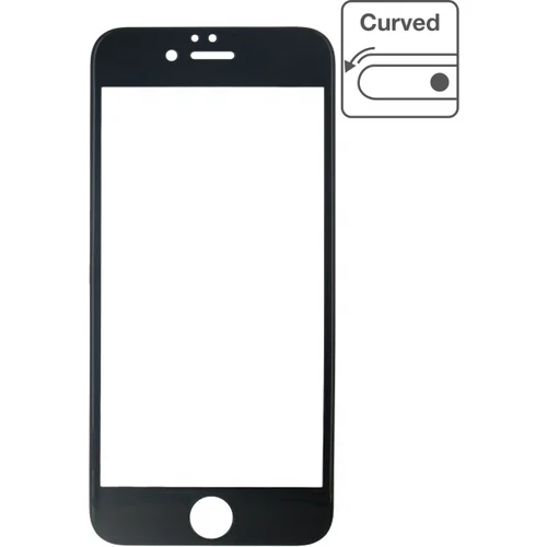 Mobilize Edge-To-Edge Glass Screen Protector Apple iPhone 6/6S Black Full Glue