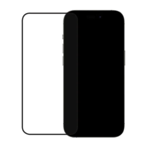 Mobilize Edge-To-Edge Glass Screen Protector Apple iPhone 14 Pro Black Full Glue