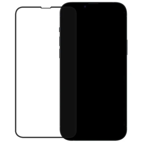 Mobilize Edge-To-Edge Glass Screen Protector Apple iPhone 13 Pro Max/14 Plus Black Full Glue