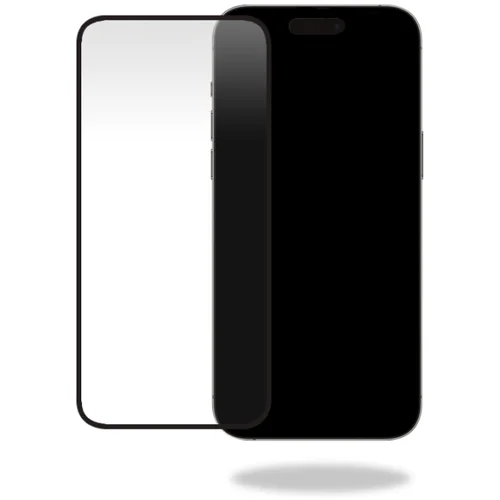 Mobilize Glass Screen Protector - Black Frame - Apple iPhone 15 Pro Max