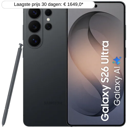 Samsung S26 Ultra 512GB zwart