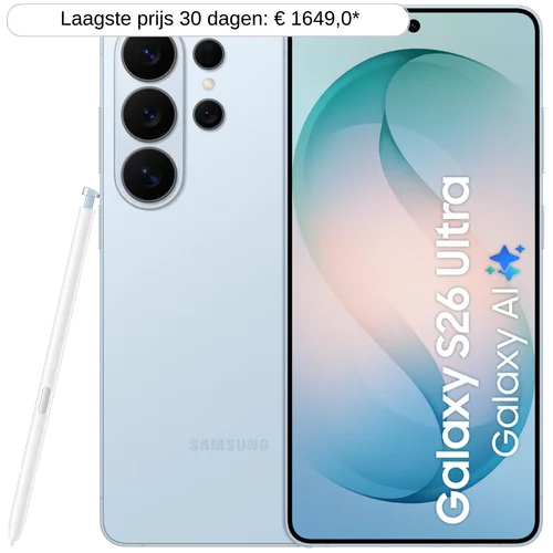 Samsung S26 Ultra 512GB blauw
