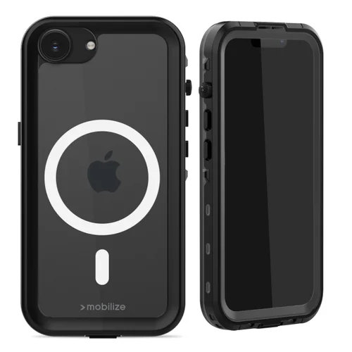 Mobilize MagSafe Compatible Waterproof Case Apple iPhone 16e/17e Clear/Black