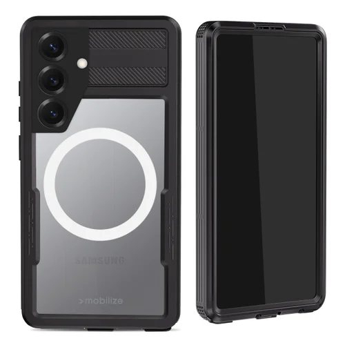 Mobilize MagSafe Compatible Waterproof Case Samsung Galaxy S25 5G Clear/Black