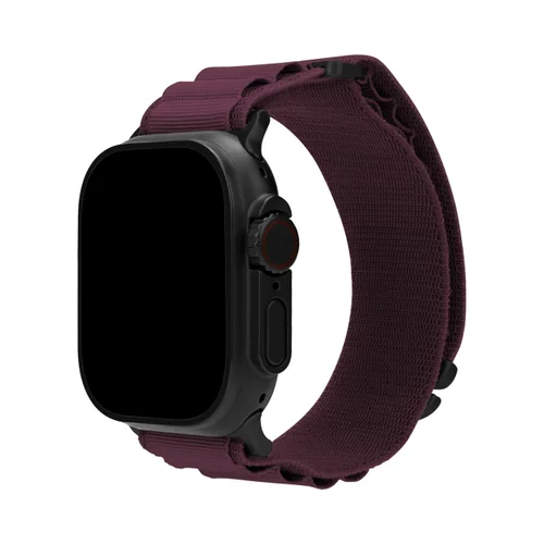 Mobilize Nylon Watch Band - Alpine - Black Connector - for Apple 38/40/41mm - Bordeaux