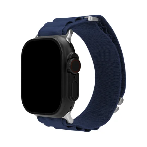 Mobilize Nylon Watch Band - Alpine - Titanium Connector - for Apple 38/40/41mm - Blue