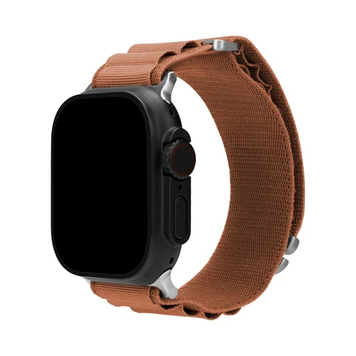 Mobilize Nylon Watch Band - Alpine - Titanium Connector - for Apple 42/44/45/49mm - Terracotta