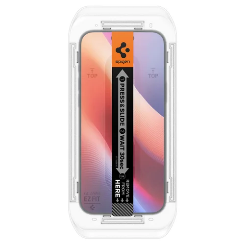 Spigen GLAStR EZ Fit Screenprotector + Applicator 2-pack Apple iPhone 16 Pro Max