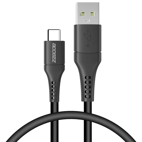 Accezz USB-C naar USB kabel – 0,2 meter – Zwart Accezz USB-C naar USB kabel – 0,2 meter – Zwart